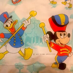Retro Walt Disney Mickey Mouse and friends material